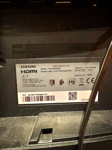 Samsung odyssey c27jg52qq 27in - samsung,