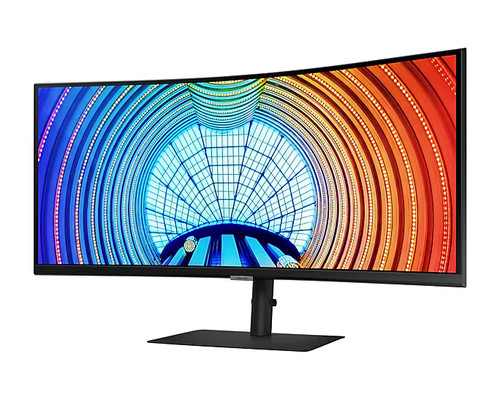Black curved monitor - curved,